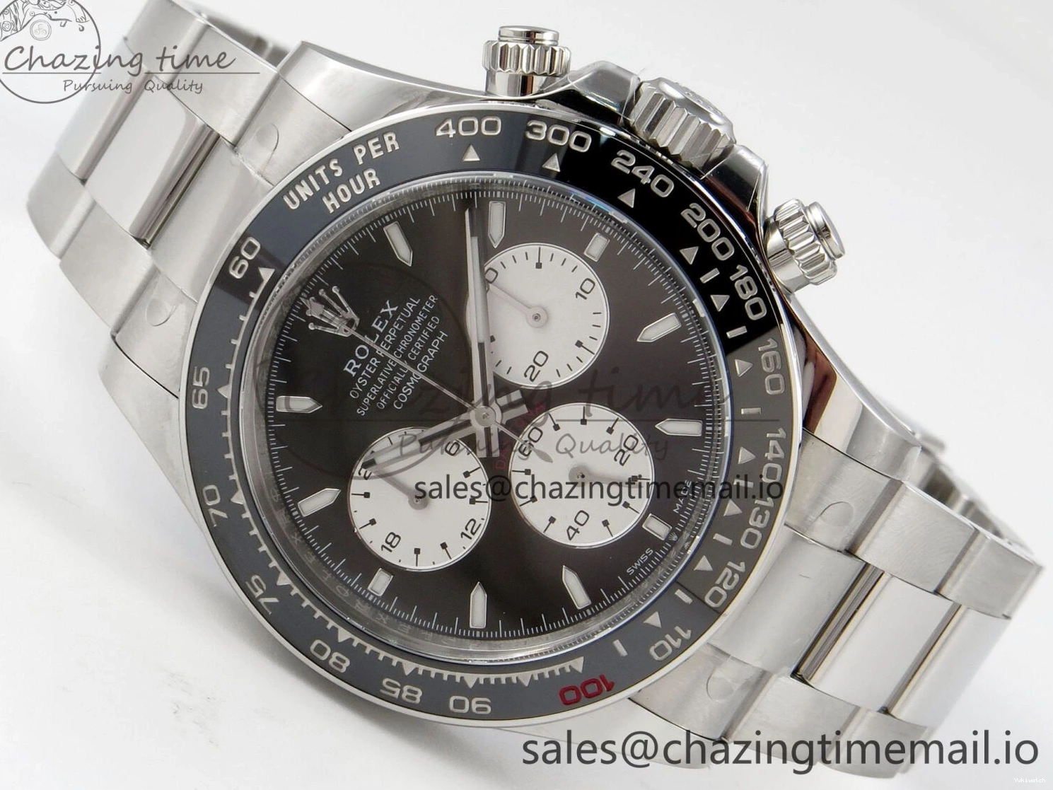 Dial 1:1 Daytona Bracelet Custom on Edition SS PPM4132 904L Le 126529 Modded Best  White Mans CLEAN Custom 0119